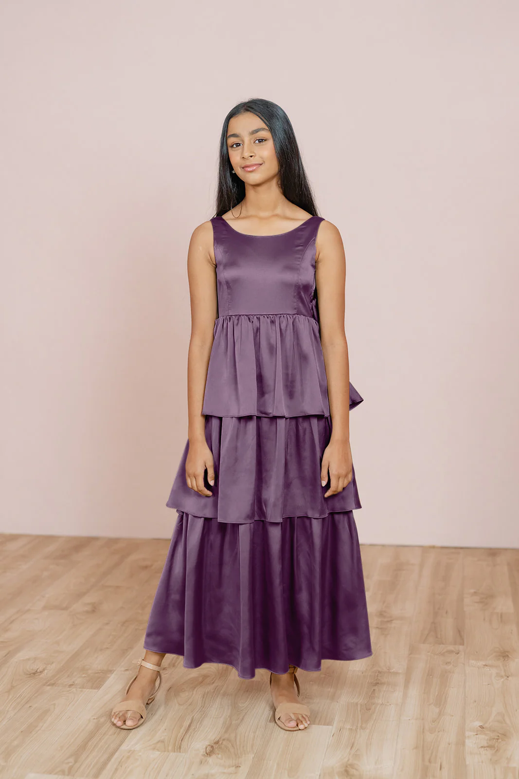 Juniors Georgia Satin Dress | Made To Order - Image 13