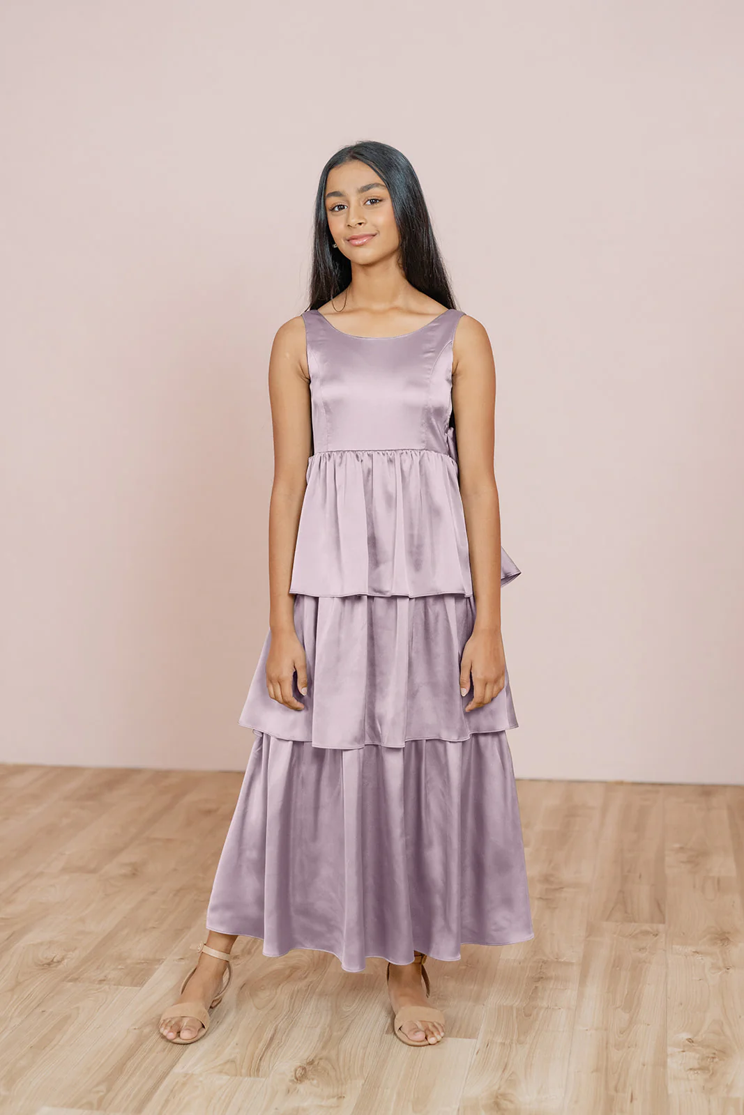Juniors Georgia Satin Dress | Made To Order - Image 17