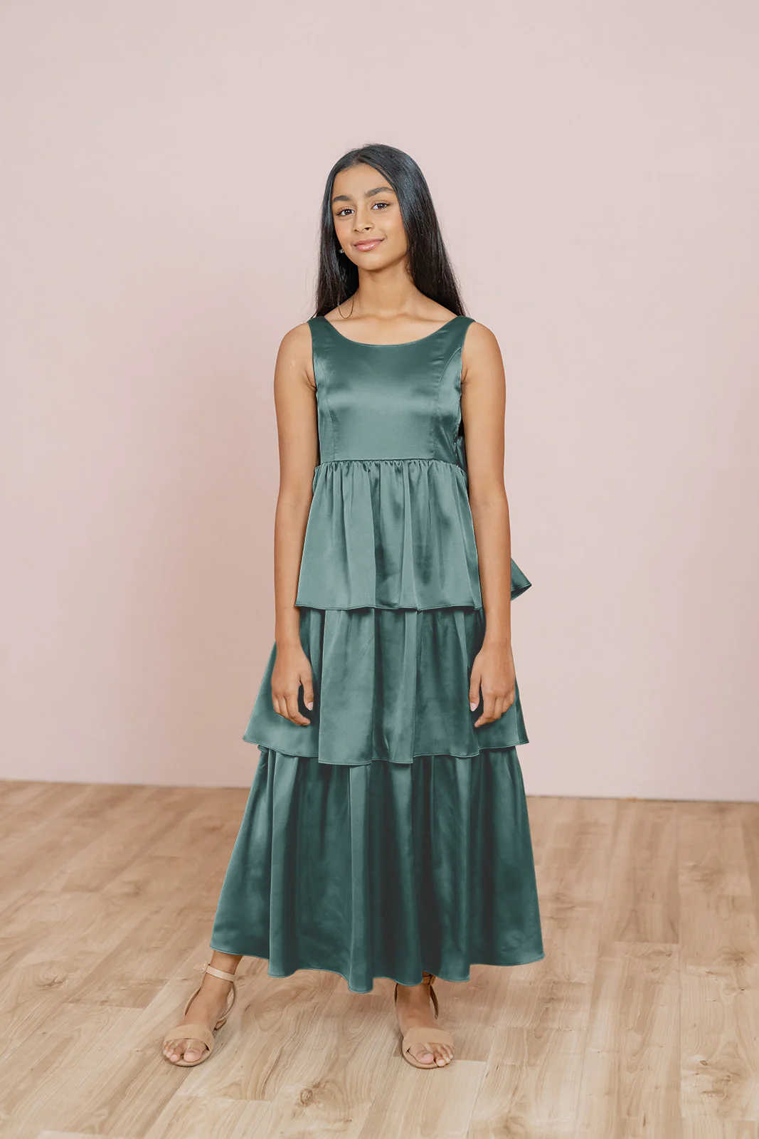 Juniors Georgia Satin Dress | Made To Order - Image 20