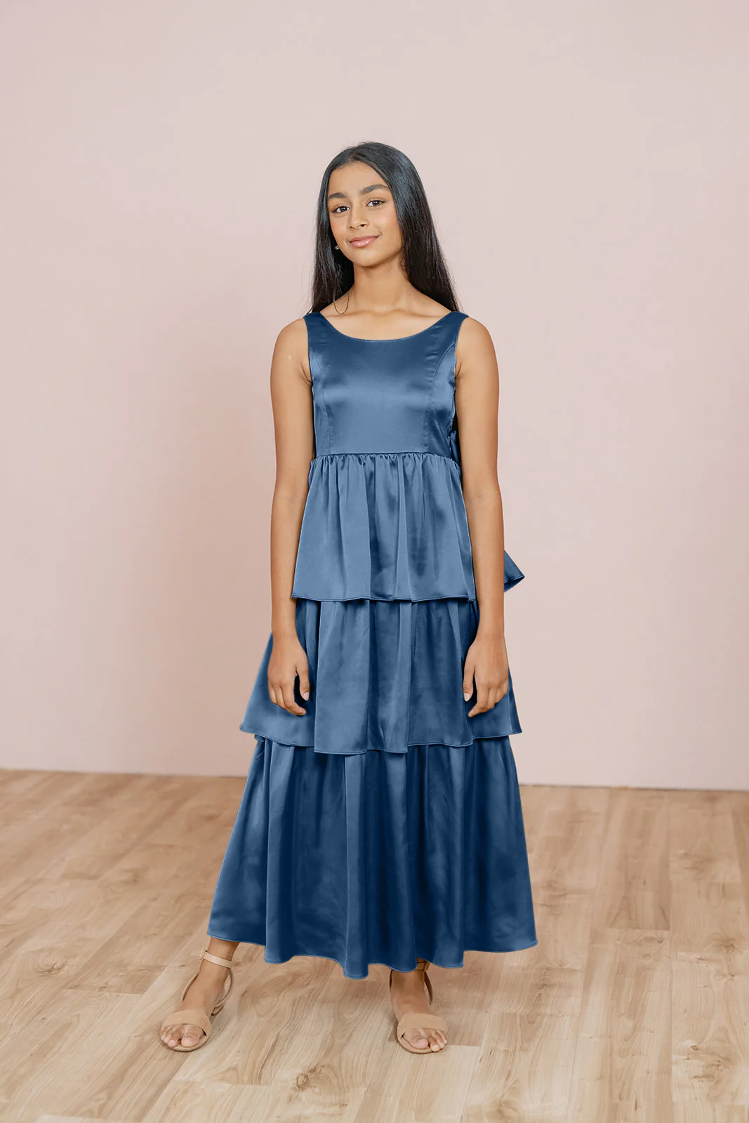 Juniors Georgia Satin Dress | Made To Order - Image 22