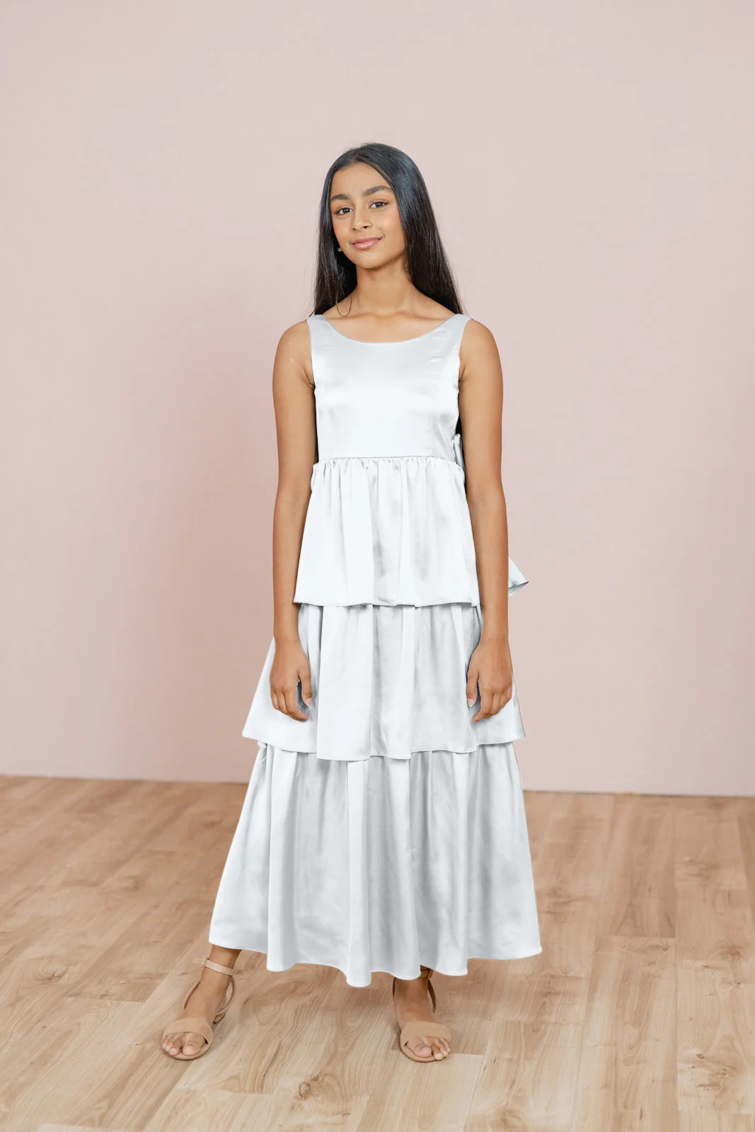 Juniors Georgia Satin Dress | Made To Order - Image 27