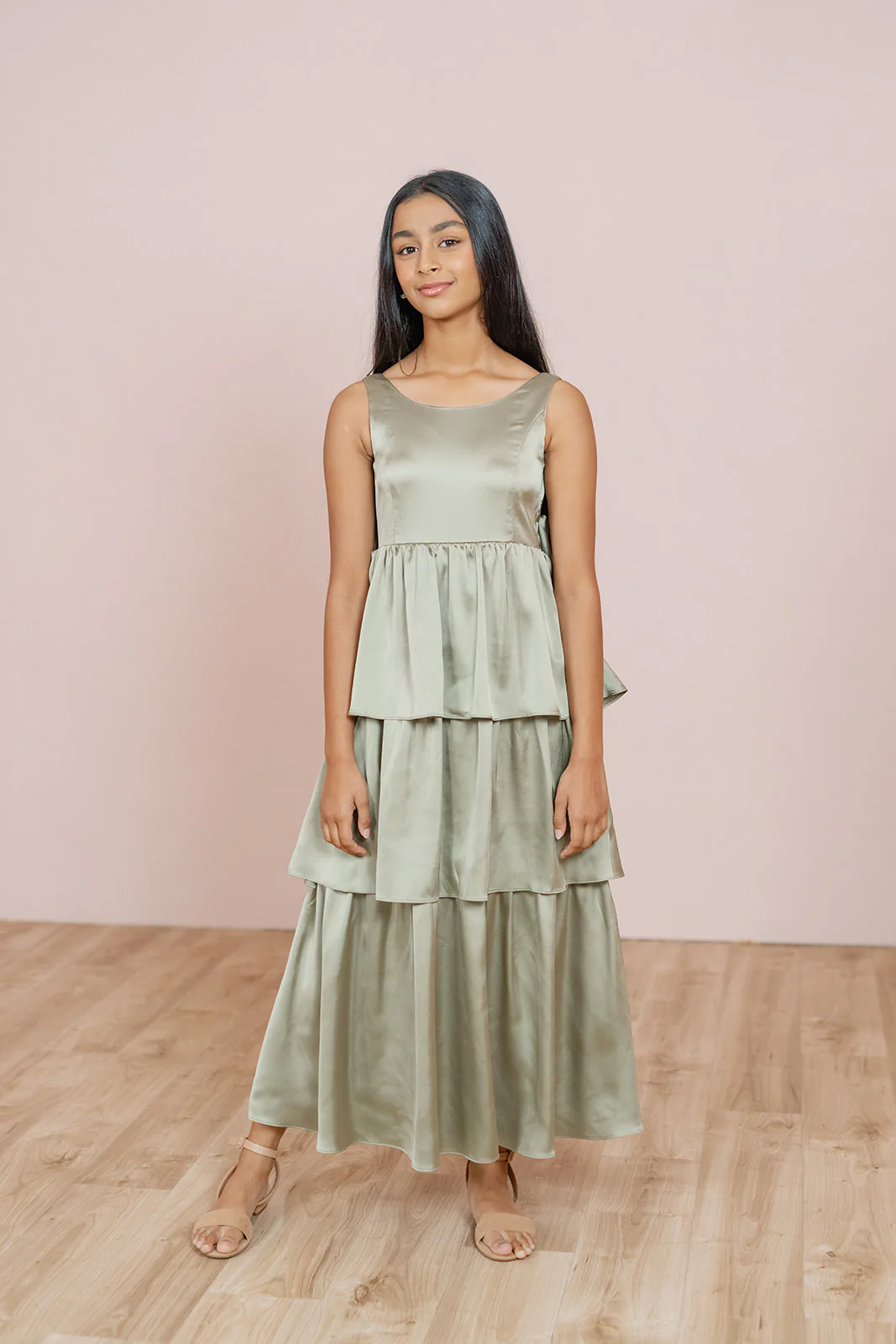 Juniors Georgia Satin Dress | Made To Order - Image 28