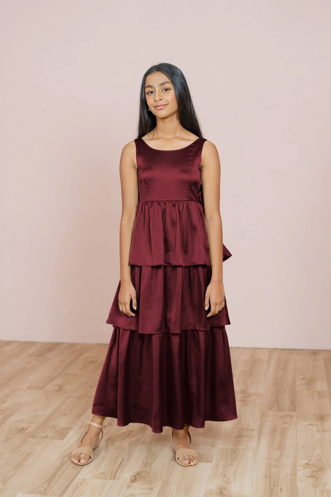 Juniors Georgia Satin Dress | Made To Order - Image 29