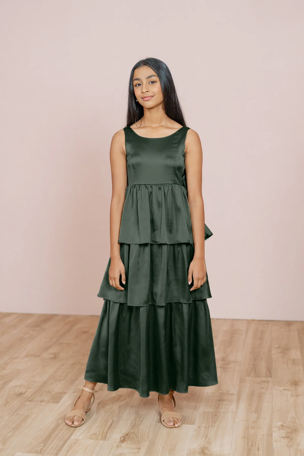 Juniors Georgia Satin Dress | Made To Order - Image 30