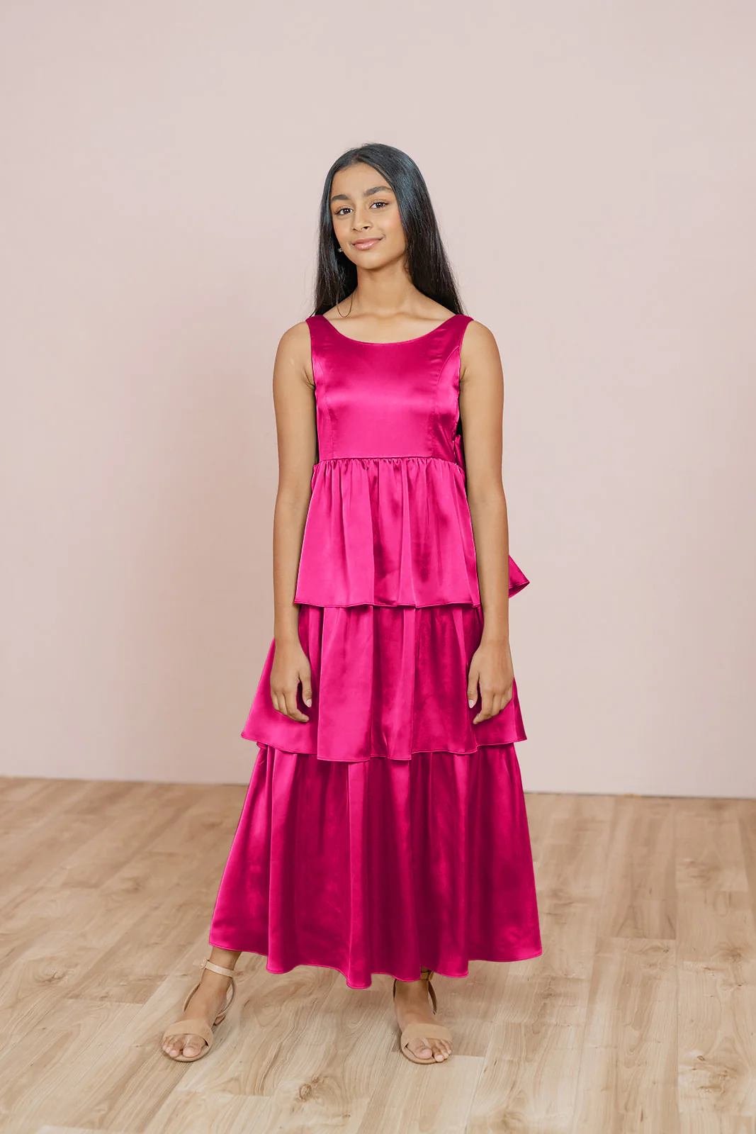 Juniors Georgia Satin Dress | Made To Order - Image 32