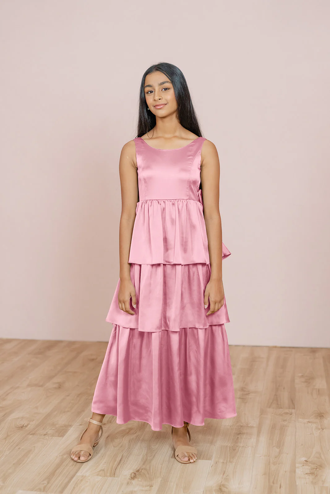 Juniors Georgia Satin Dress | Made To Order - Image 35