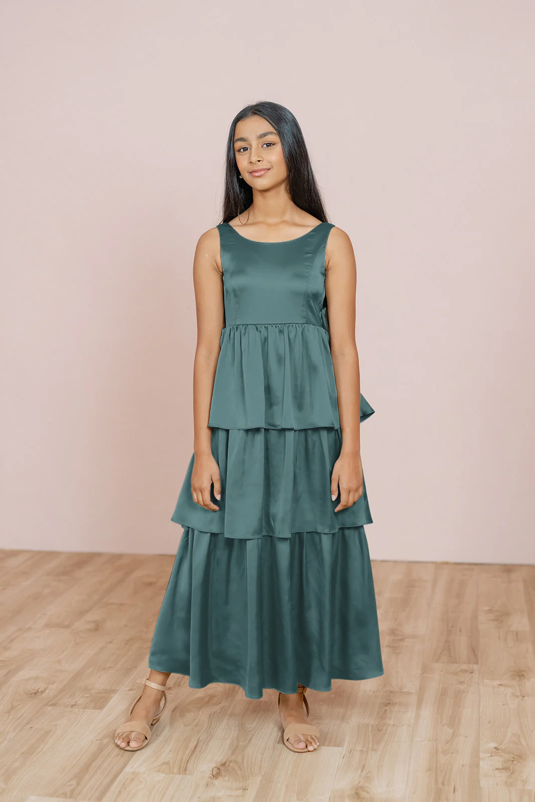 Juniors Georgia Satin Dress | Made To Order - Image 37