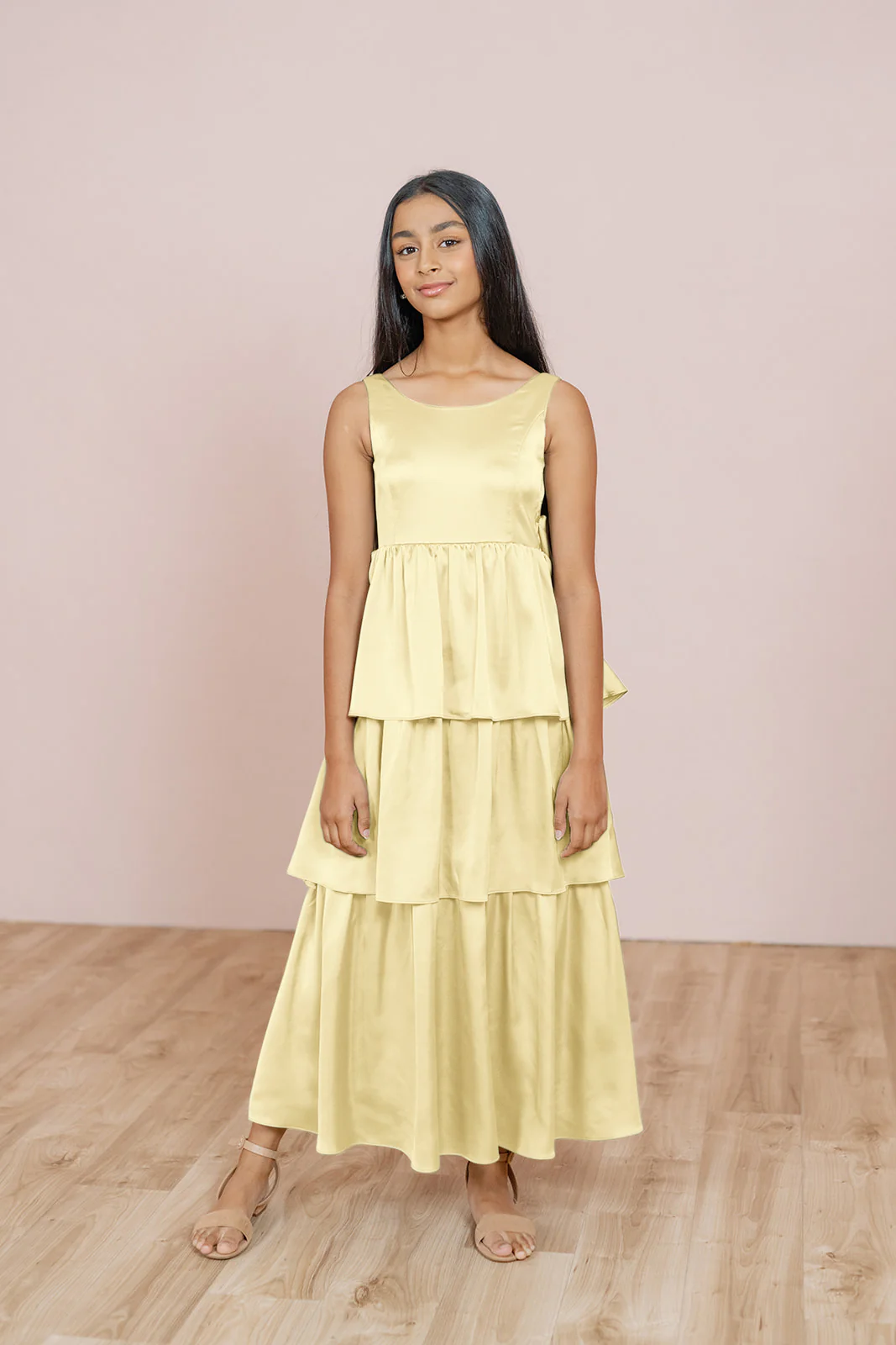 Juniors Georgia Satin Dress | Made To Order - Image 40