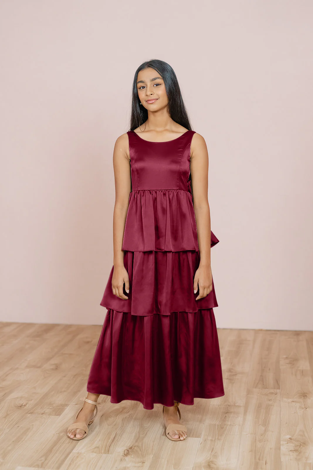 Juniors Georgia Satin Dress | Made To Order - Image 41