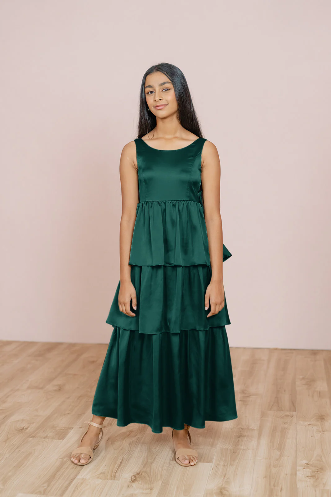 Juniors Georgia Satin Dress | Made To Order - Image 43