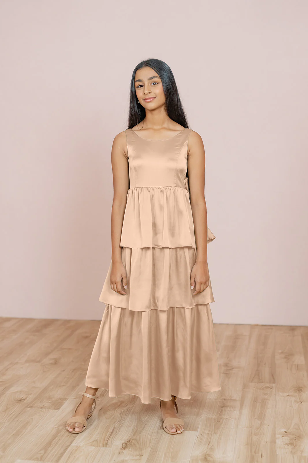 Juniors Georgia Satin Dress | Made To Order - Image 44