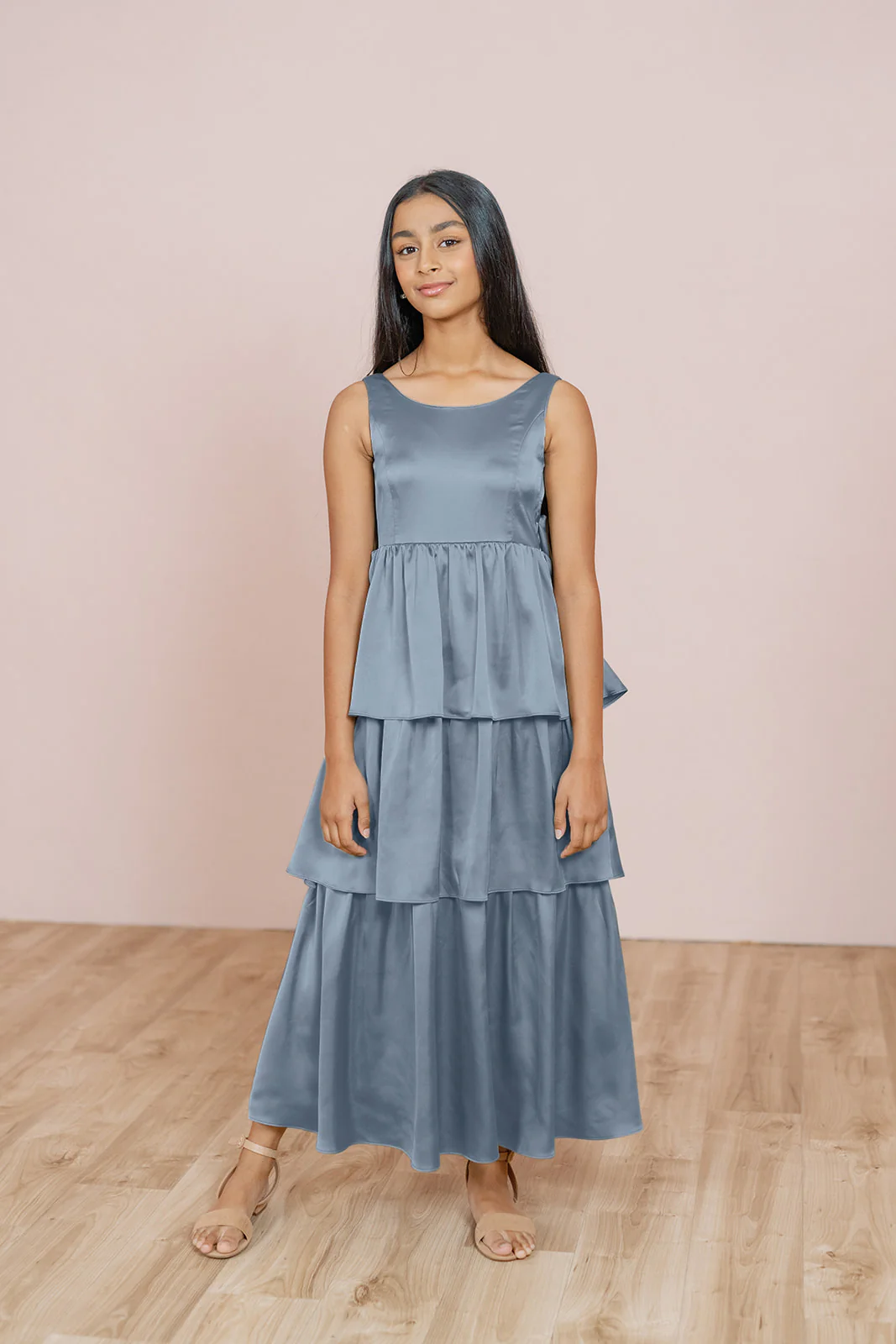 Juniors Georgia Satin Dress | Made To Order - Image 45