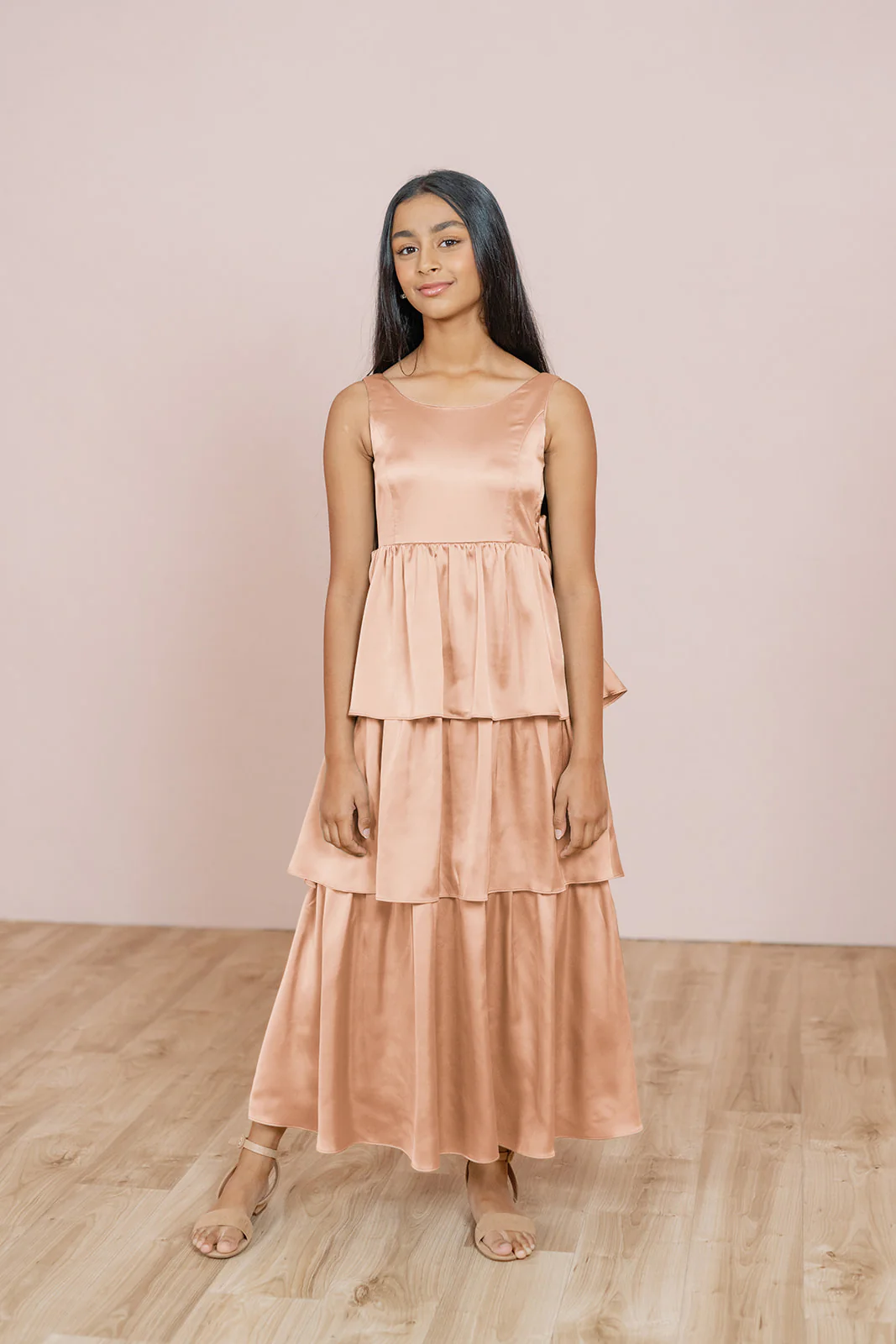 Juniors Georgia Satin Dress | Made To Order - Image 50