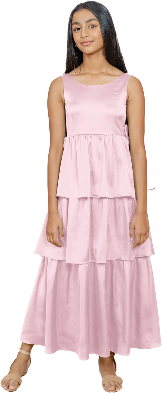 Juniors Georgia Satin Dress | Made To Order - Image 55