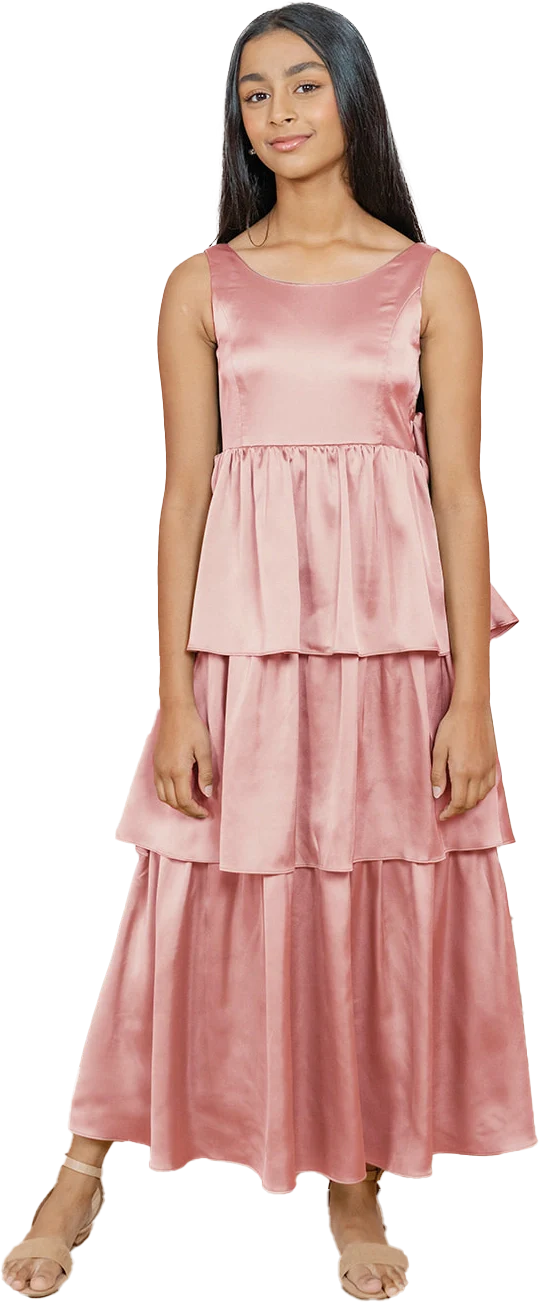 Juniors Georgia Satin Dress | Made To Order - Image 59