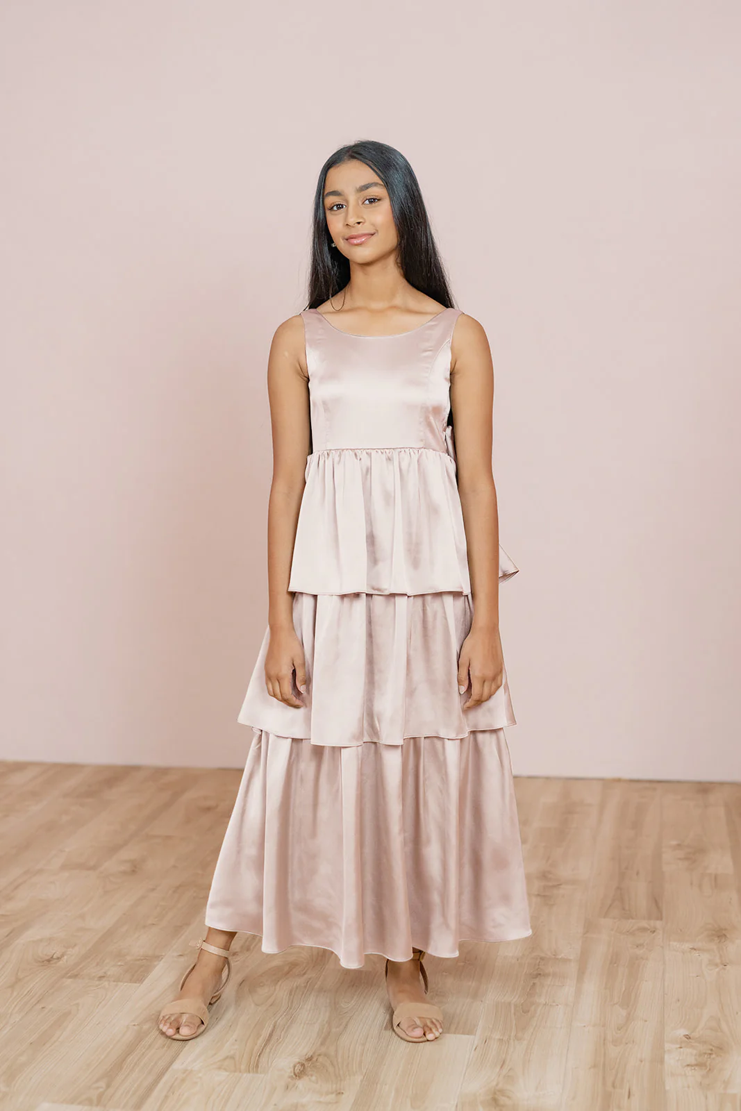 Juniors Georgia Satin Dress | Made To Order - Image 6