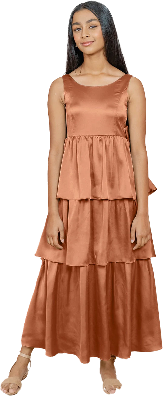 Juniors Georgia Satin Dress | Made To Order - Image 63