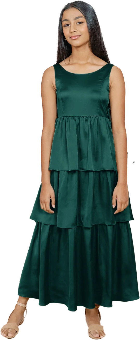 Juniors Georgia Satin Dress | Made To Order - Image 68