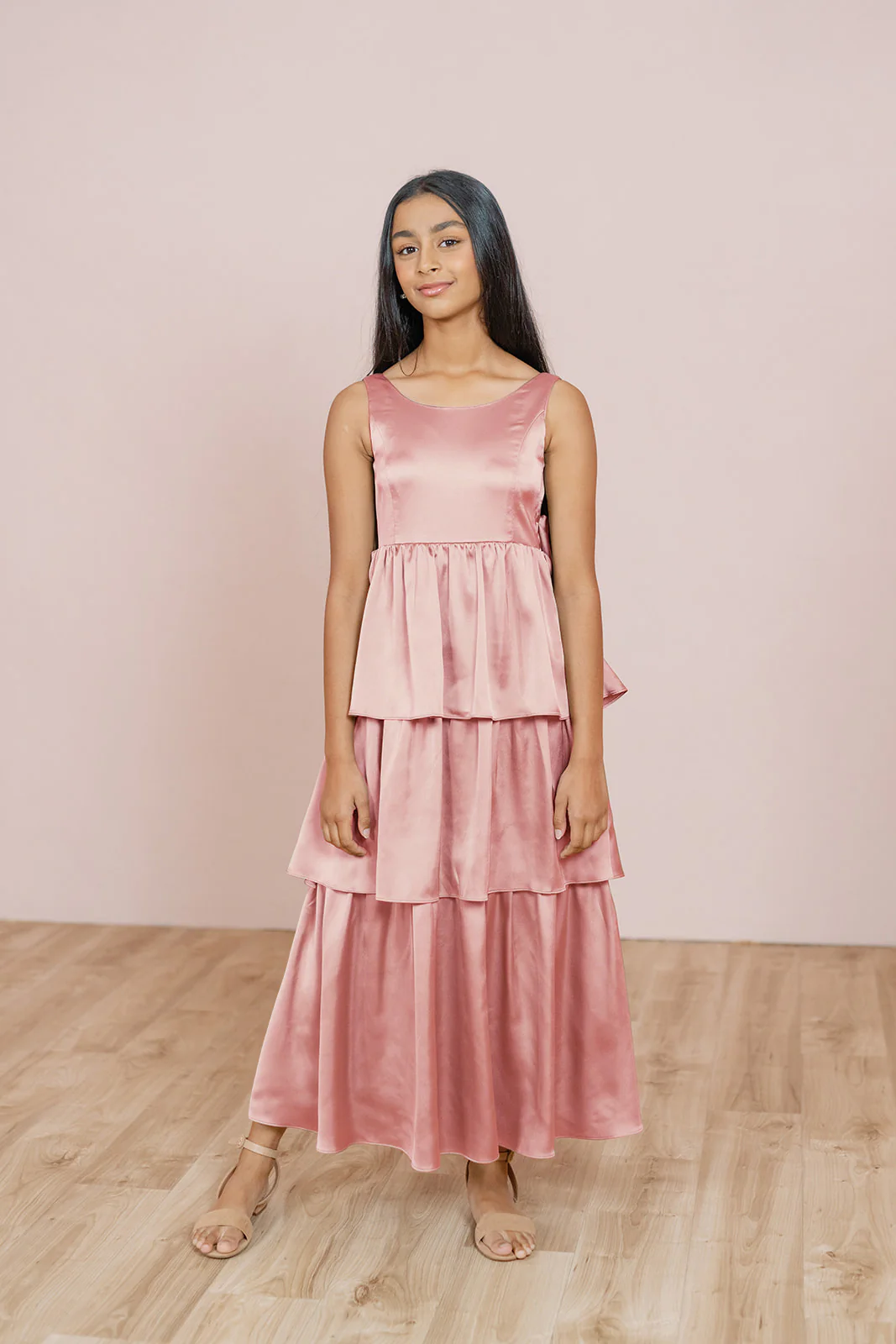 Juniors Georgia Satin Dress | Made To Order - Image 7