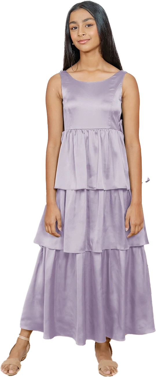 Juniors Georgia Satin Dress | Made To Order - Image 78