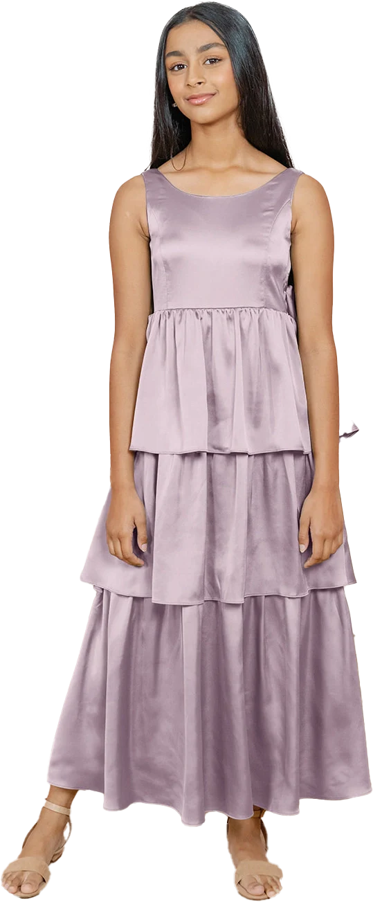 Juniors Georgia Satin Dress | Made To Order - Image 79