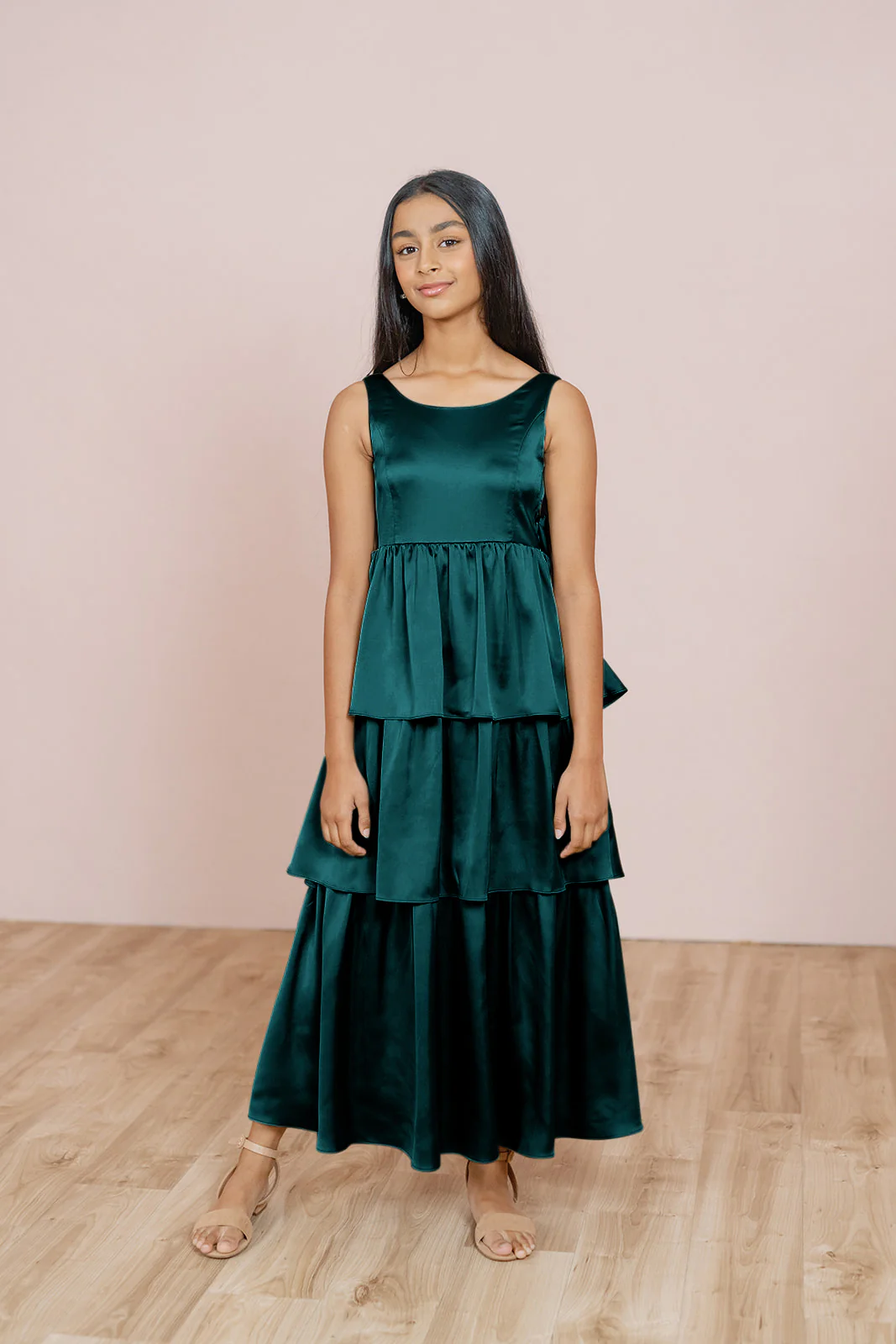 Juniors Georgia Satin Dress | Made To Order - Image 9