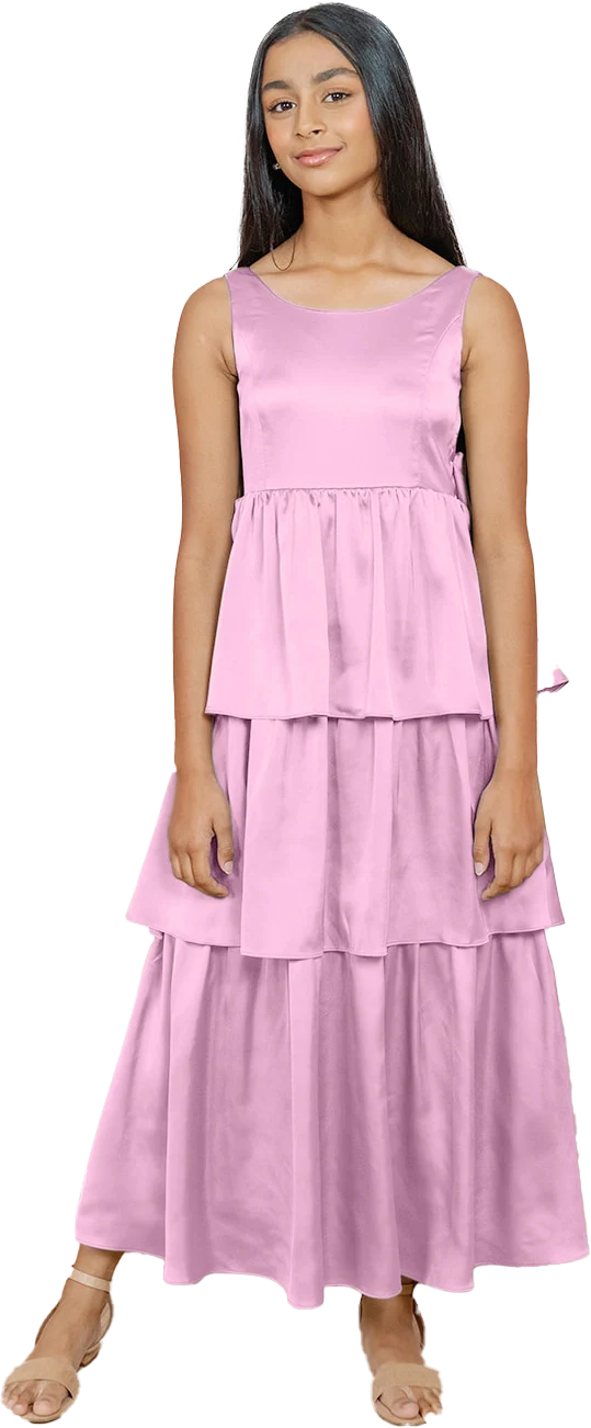 Juniors Georgia Satin Dress | Made To Order - Image 91