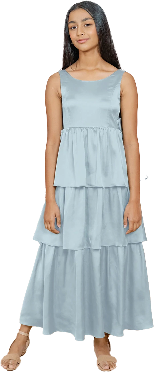 Juniors Georgia Satin Dress | Made To Order - Image 97