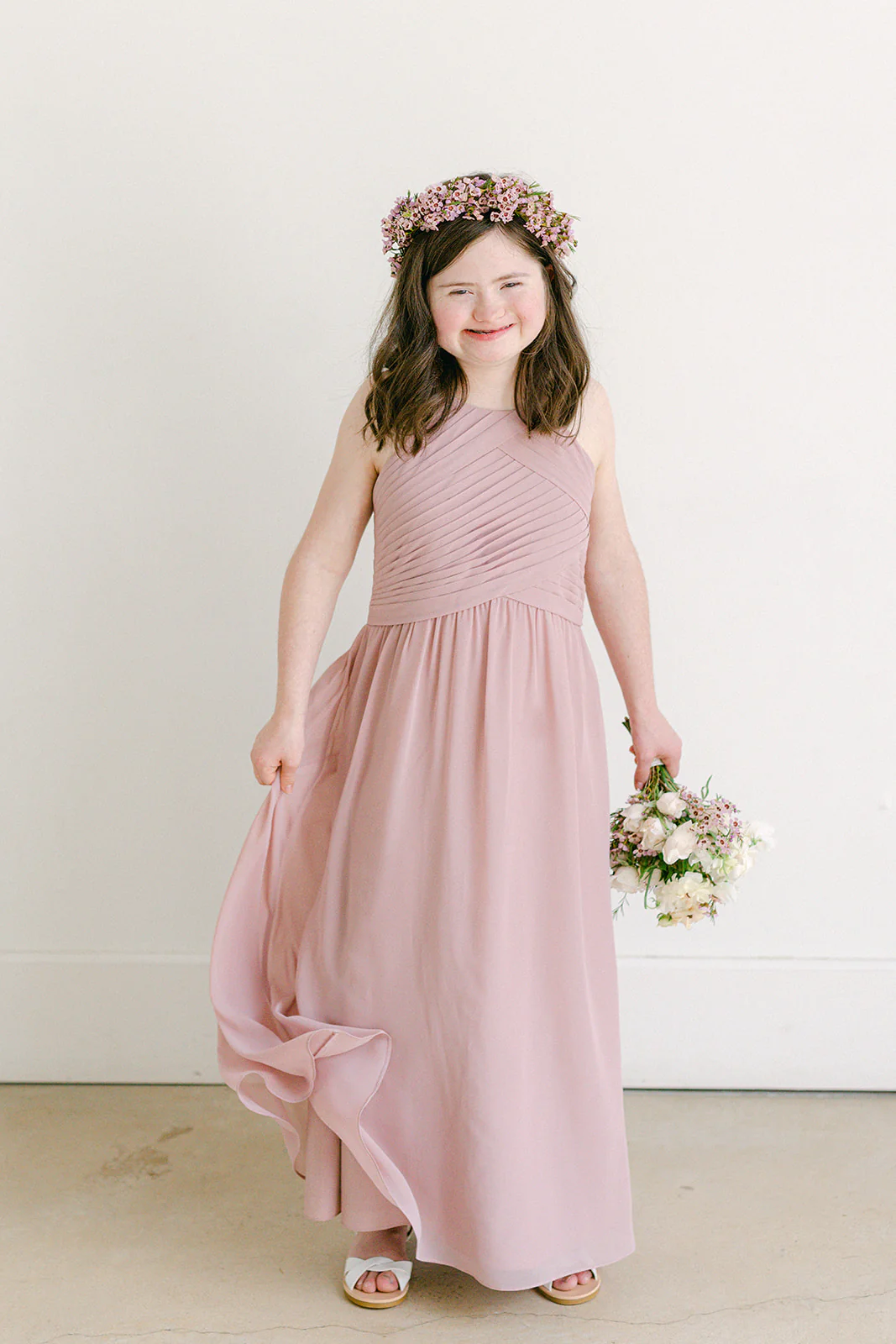 Juniors Mackenzie Chiffon Dress | Made To Order - Image 3