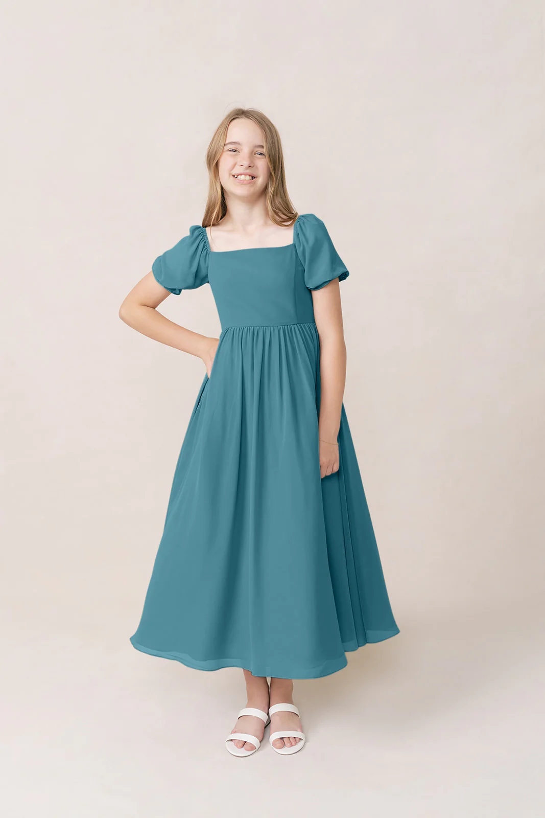 Juniors Maeve Chiffon Dress | Made To Order - Image 25