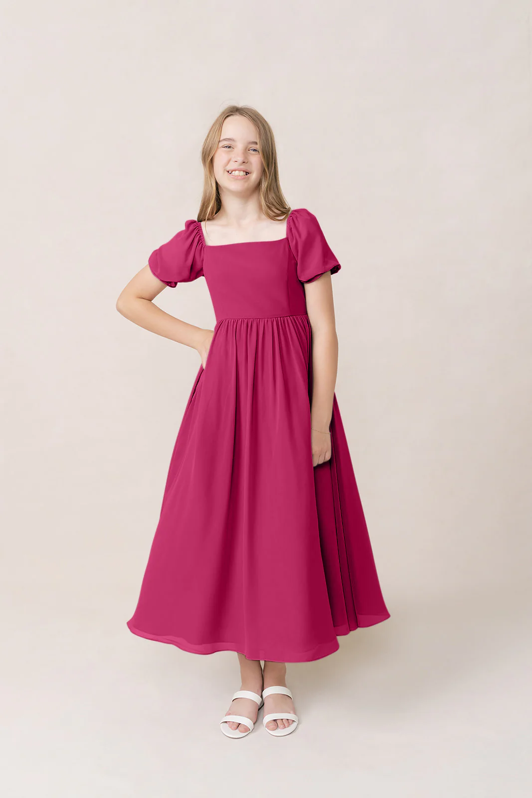 Juniors Maeve Chiffon Dress | Made To Order - Image 42