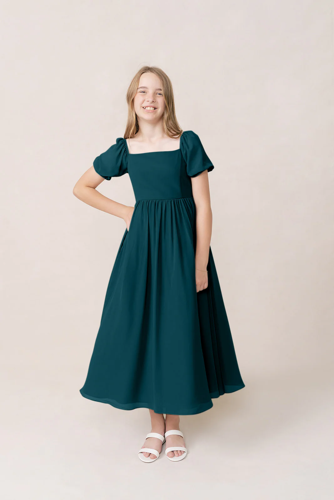 Juniors Maeve Chiffon Dress | Made To Order - Image 43