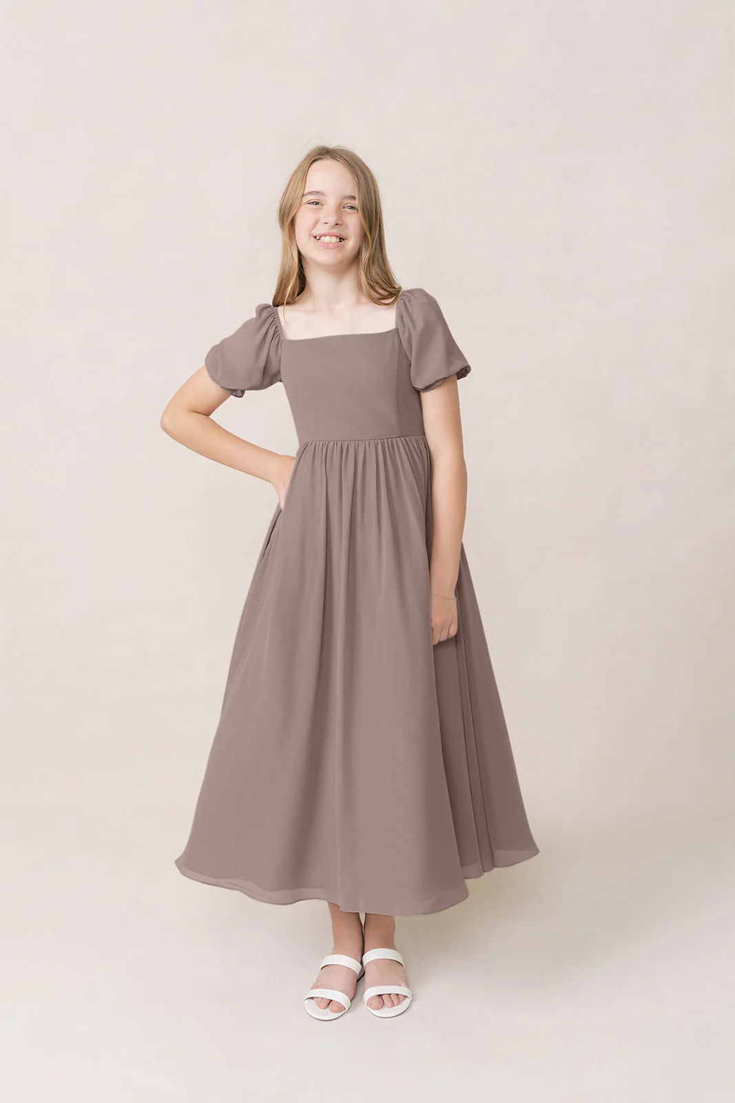 Juniors Maeve Chiffon Dress | Made To Order - Image 46