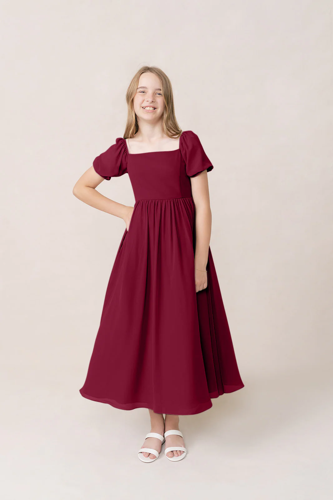Juniors Maeve Chiffon Dress | Made To Order - Image 50