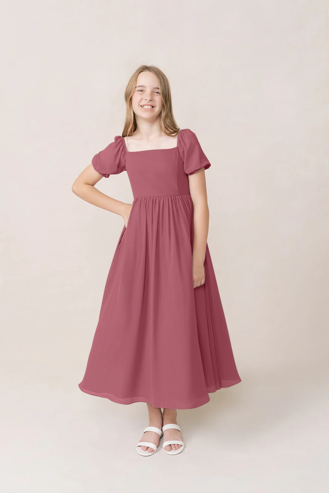 Juniors Maeve Chiffon Dress | Made To Order - Image 72