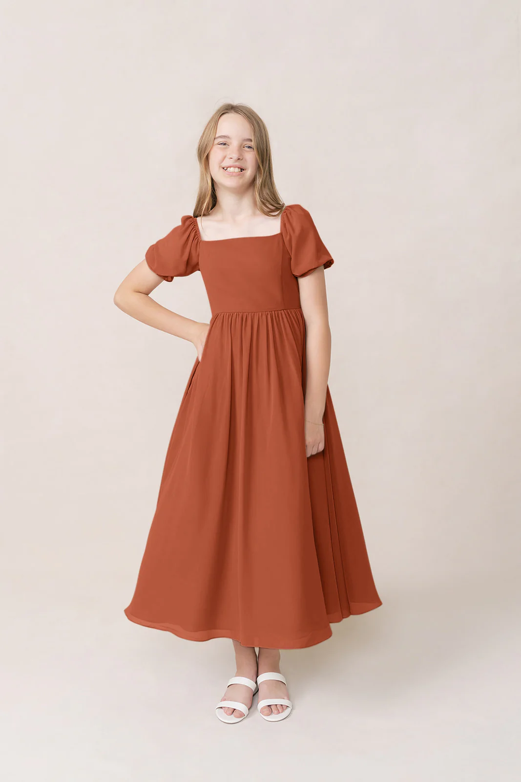 Juniors Maeve Chiffon Dress | Made To Order - Image 76