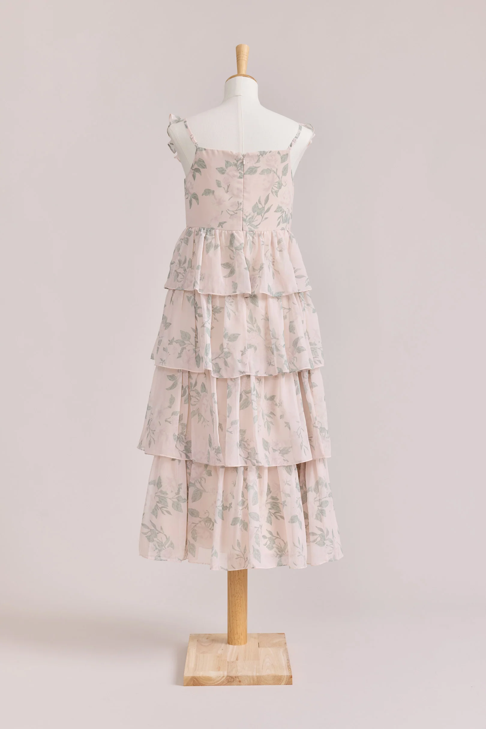 Juniors Poppy Chiffon Floral Print Dress | Made To Order - Image 41