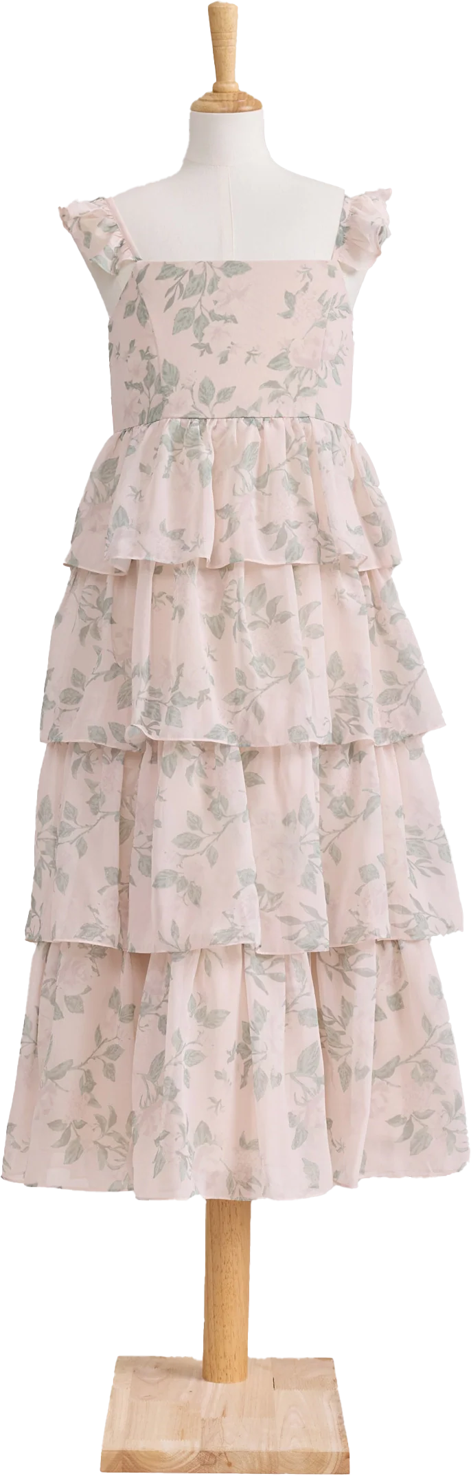 Juniors Poppy Chiffon Floral Print Dress | Made To Order - Image 55
