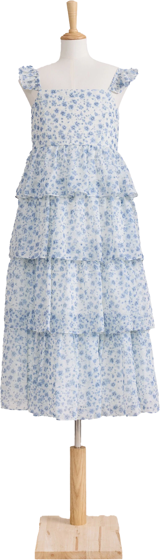 Juniors Poppy Chiffon Floral Print Dress | Made To Order - Image 58