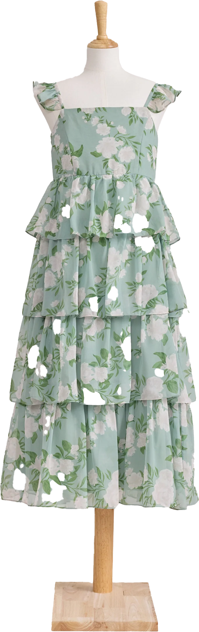 Juniors Poppy Chiffon Floral Print Dress | Made To Order - Image 66