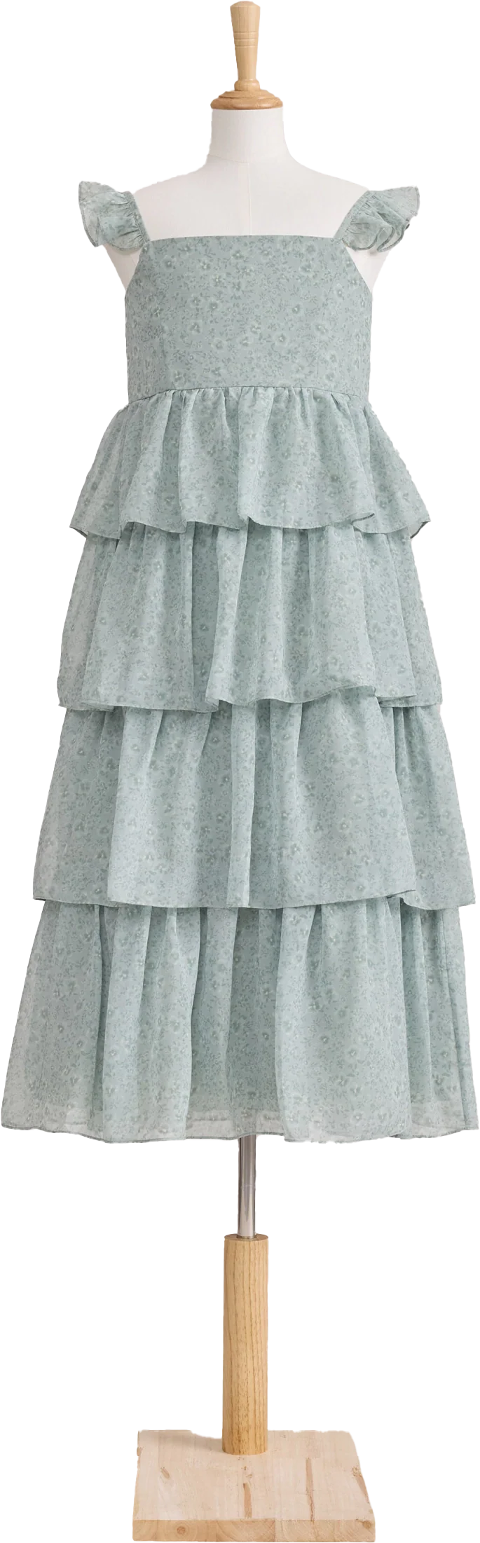 Juniors Poppy Chiffon Floral Print Dress | Made To Order - Image 67