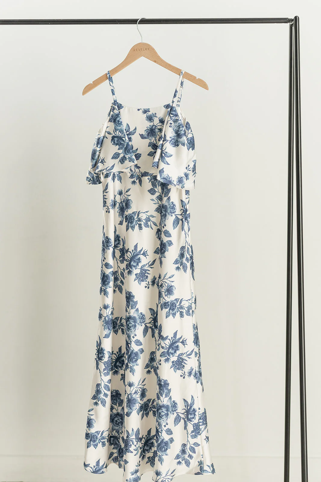 Juniors Riley Convertible Satin Floral Print Dress | Made To Order - Image 13