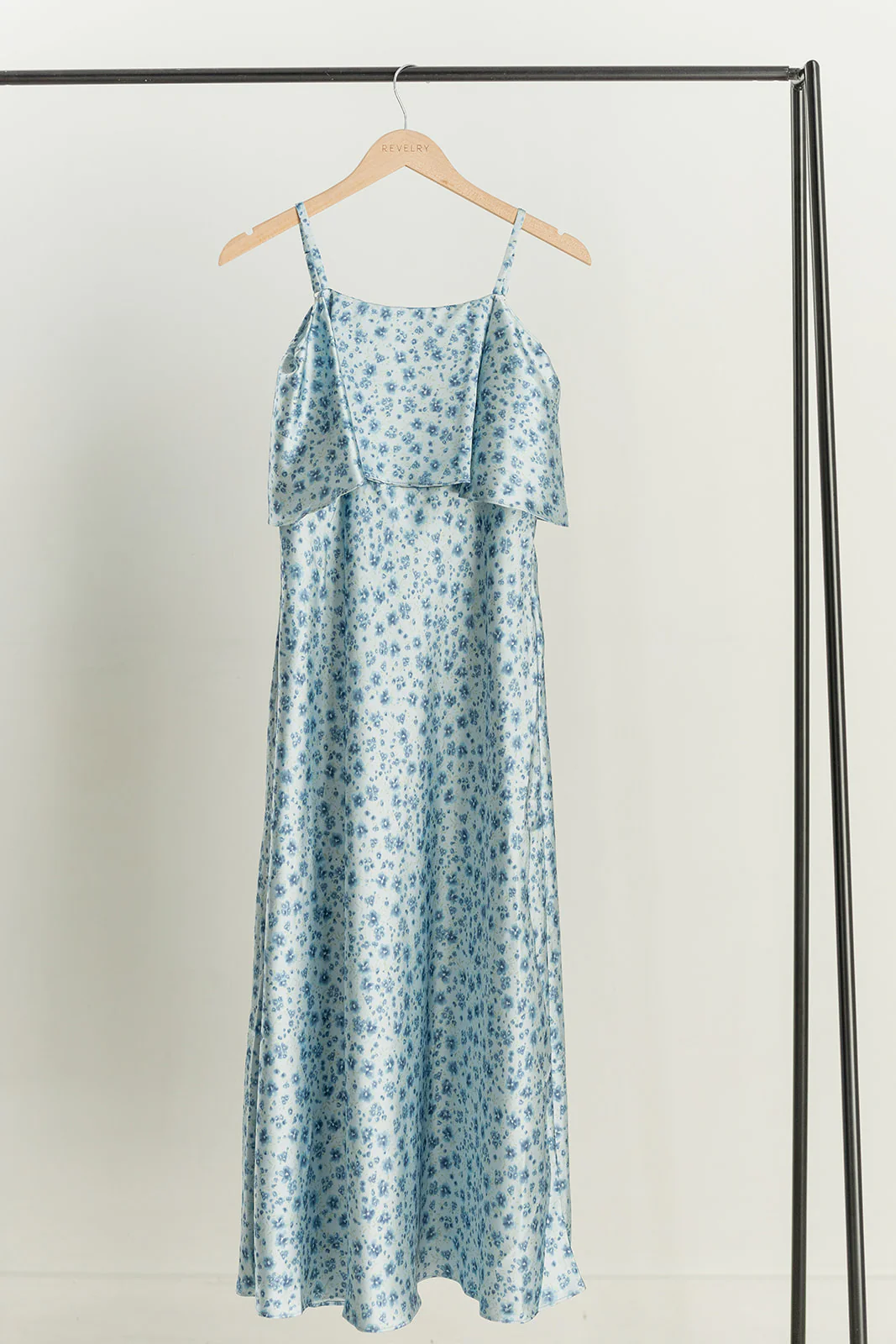 Juniors Riley Convertible Satin Floral Print Dress | Made To Order - Image 17