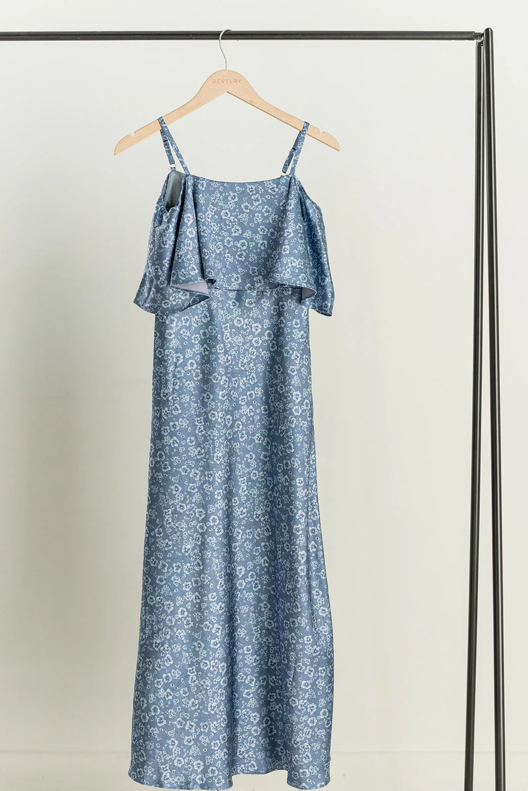 Juniors Riley Convertible Satin Floral Print Dress | Made To Order - Image 18