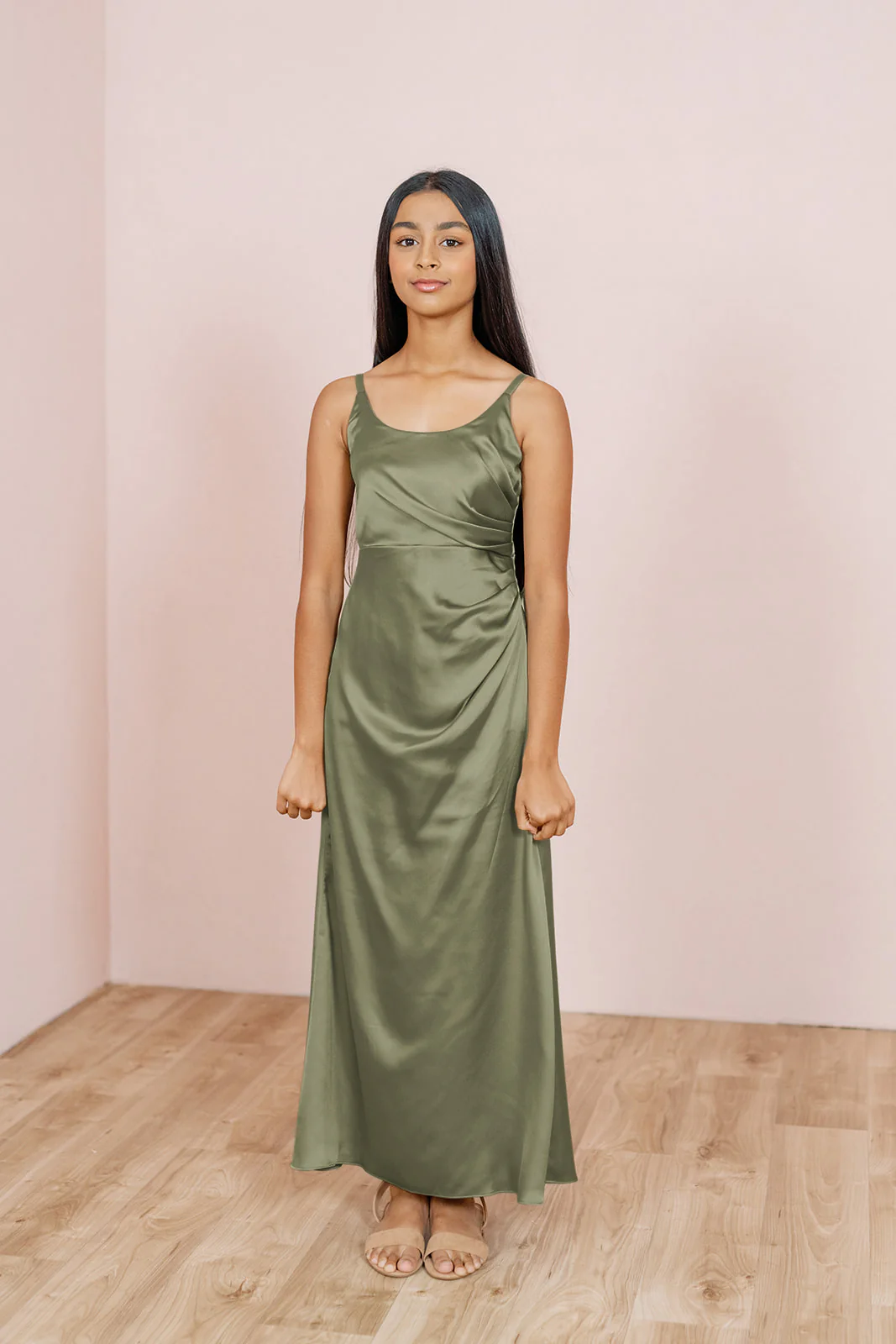 Juniors Rory Satin Dress | Made To Order - Image 49