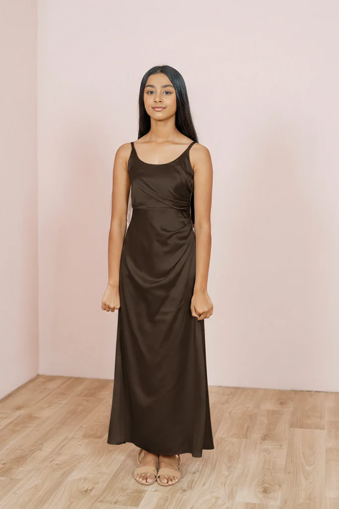 Juniors Rory Satin Dress | Made To Order - Image 60