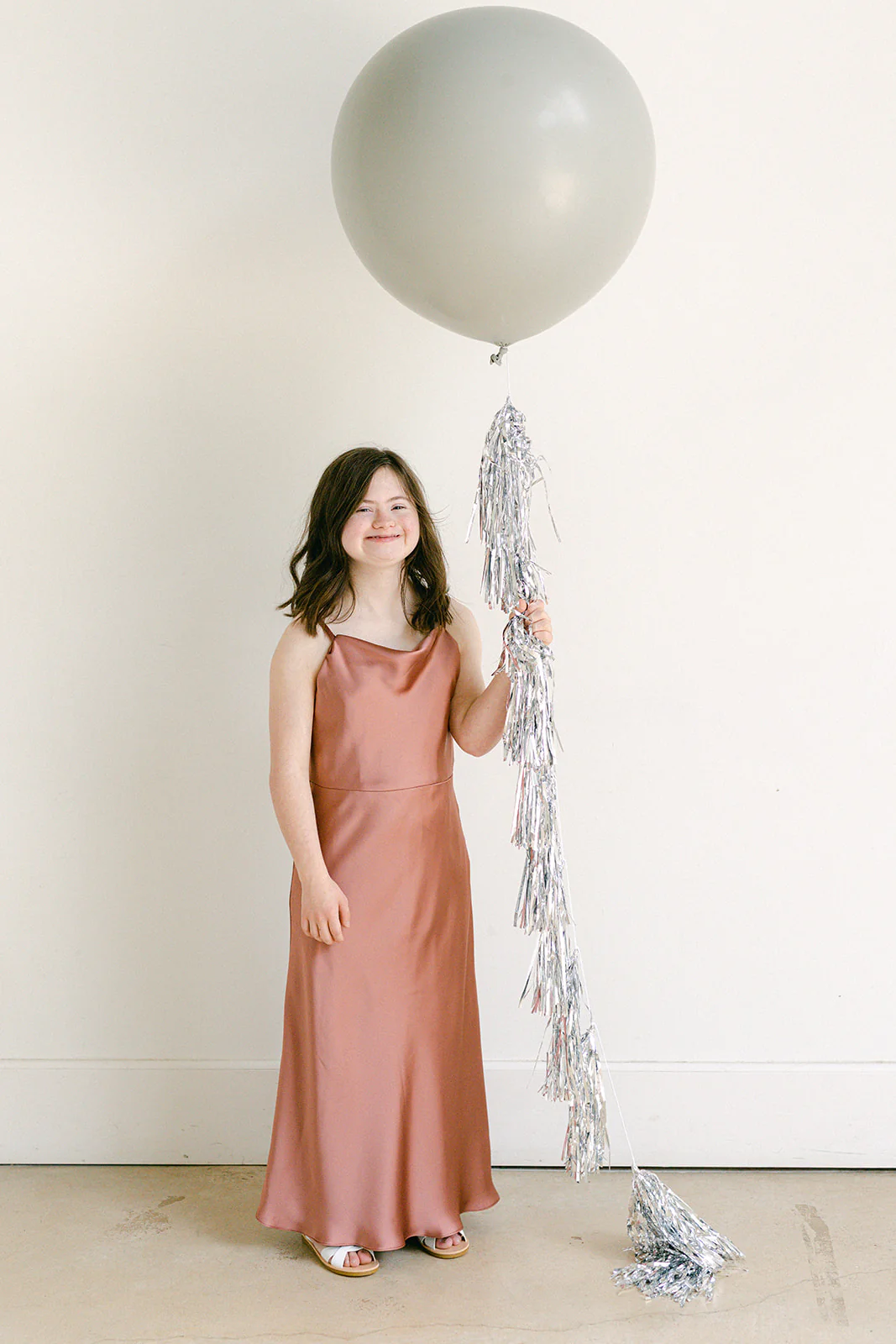 Juniors Skye Satin Dress | Made To Order - Image 4