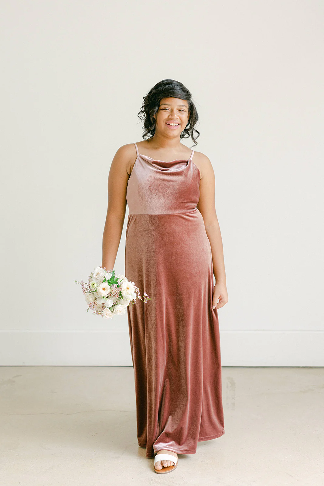 Juniors Skye Velvet Dress | Made To Order - Image 6