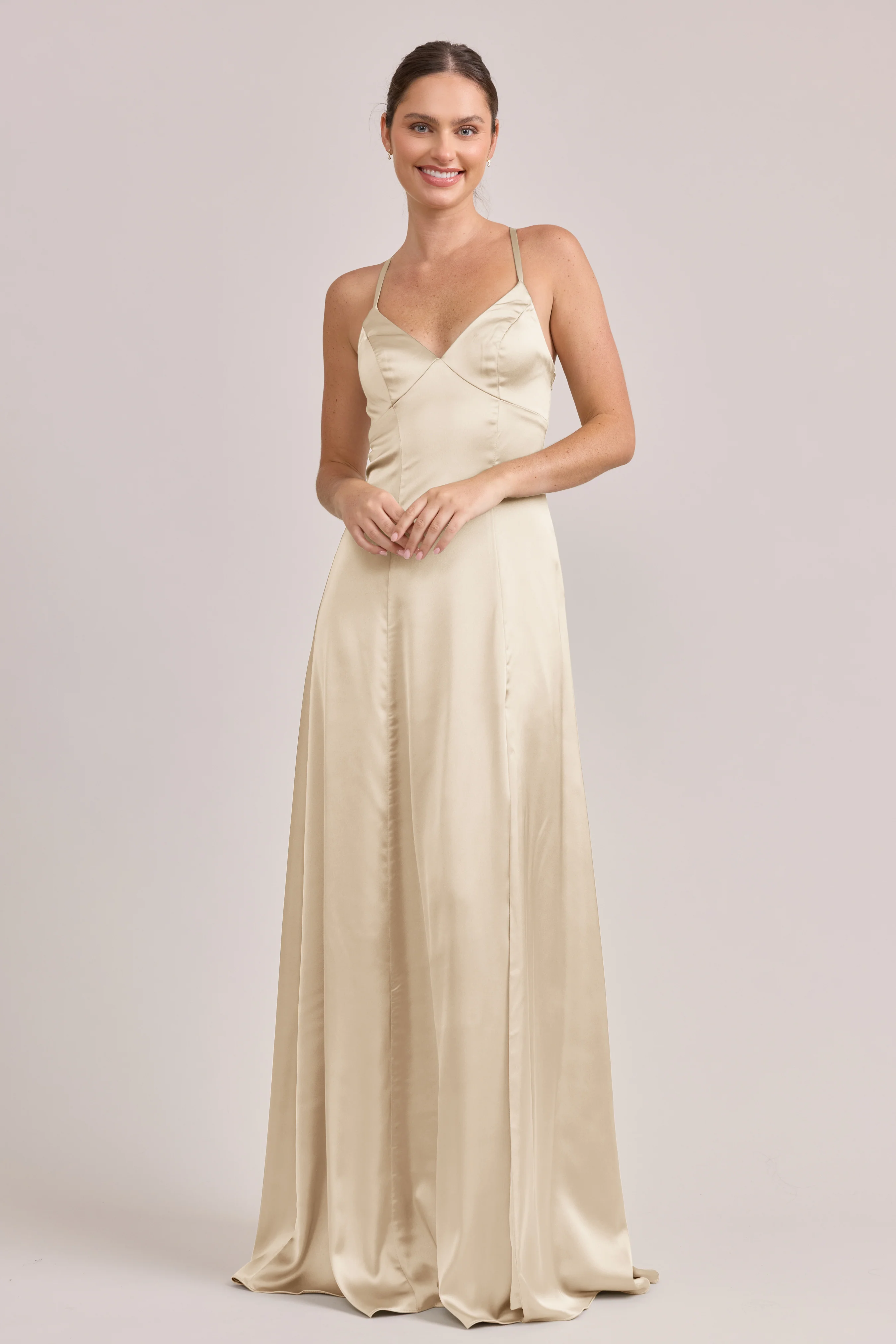 Karsyn Satin Dress | Made To Order - Image 100