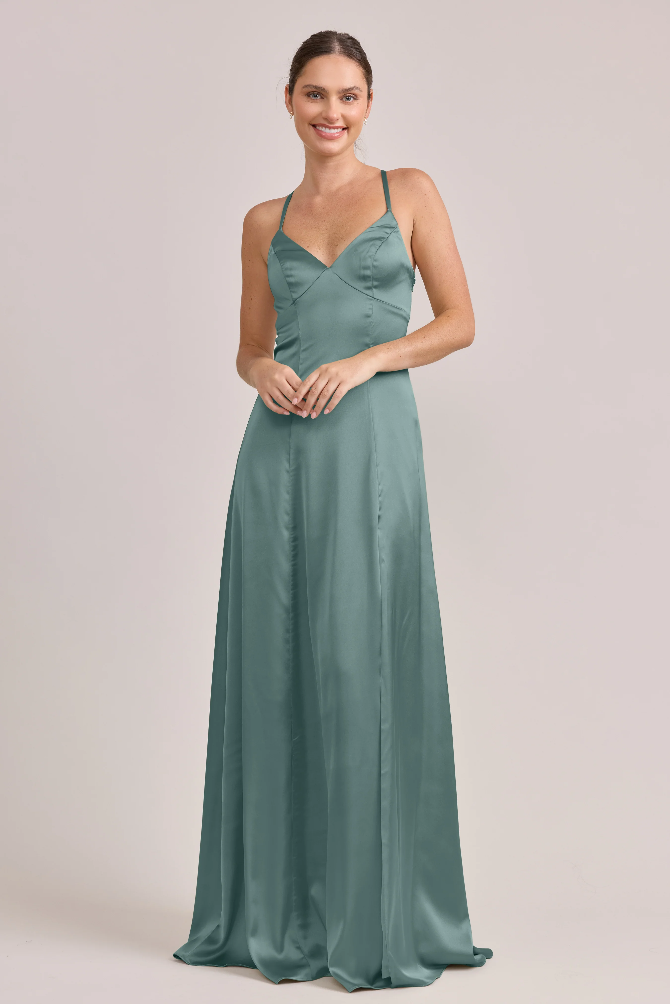 Karsyn Satin Dress | Made To Order - Image 127